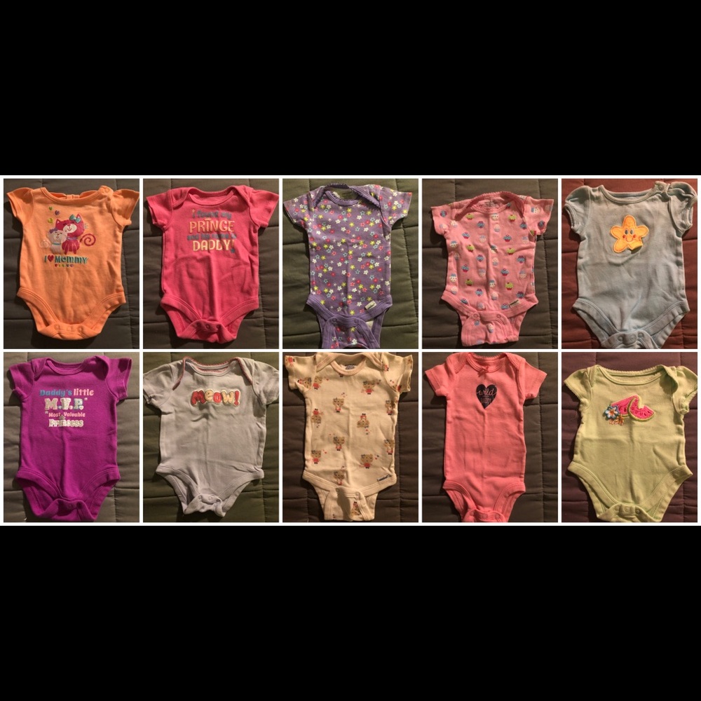 Newborn Baby Girl Clothing Lot